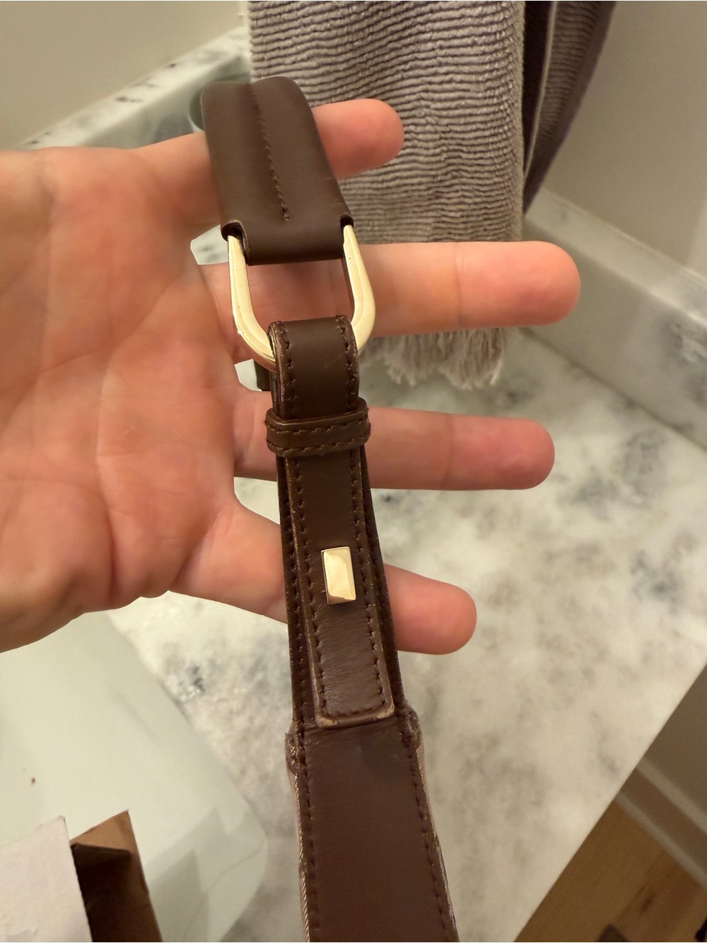 Gucci GG Monogram Mini Pochette Shoulder Bag - Picture 13 of 16